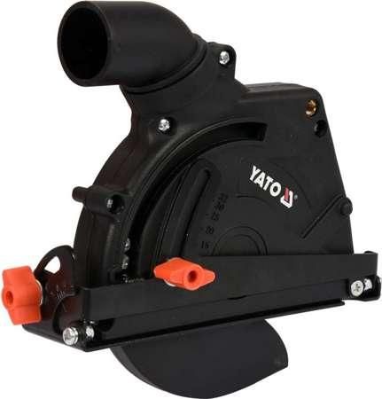 Кожух пилозахисний до КШМ для ризання YATO: на диск Ø125 мм, глибина ризу- 32 мм, зона дий- 28-36 мм YT-82986