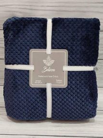 Плед Belizza Akustik lacivert 200х220см Микрофибра