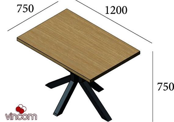 Стол Metall-design Кросс | Зображення 5