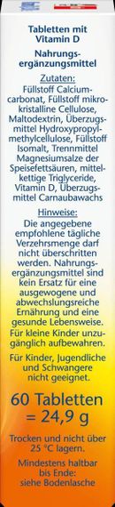 Вітаміни Доппельгерц Вітамін D3 2000 м.о. Doppelherz Vitamin D3 2000 I. E., 60 шт. | Зображення 3