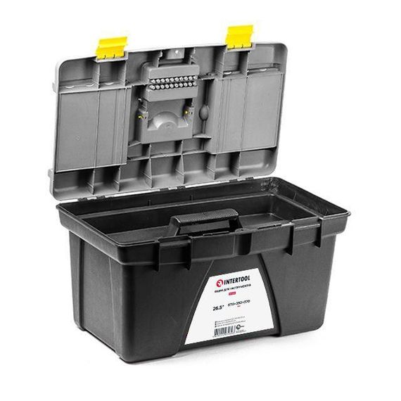 Ящик для інструментів 26.5" 670*393*370 мм INTERTOOL BX-0326 | Зображення 7