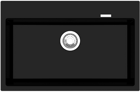 Гранітна мийка Fabiano Quadro 78x51 Antracit 8221.301.1538