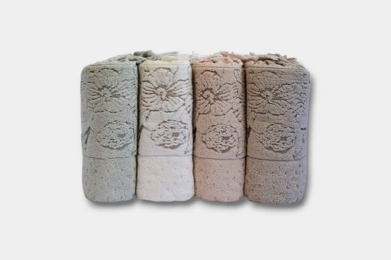 Набор полотенец 50х90 см Pupilla Sembol, лицевые 4 шт. | Зображення 3