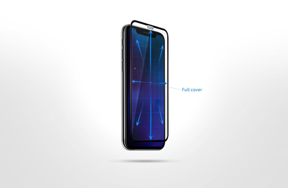 Захисне скло 2E  для Samsung Galaxy A25 5G (A256), 2.5D FCFG, (1 Pack), чорна рамка (2E-G-A25-SMFCFG-BB) | Зображення 4
