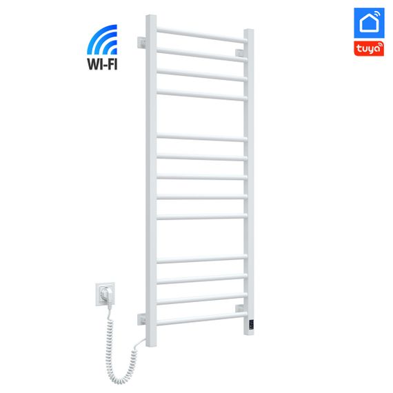 Рушникосушка Navin Класик Квадро 500х1200 Sensor з Wi-Fi, ліва, біла | Зображення 2