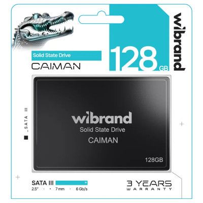 Накопитель SSD 2.5&quot; 128GB Caiman Wibrand (WI2.5SSD/CA128GBST) | Зображення 1