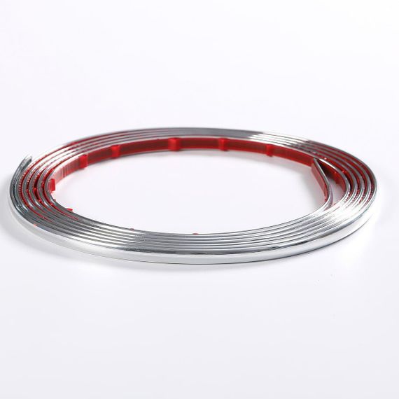 D-образный молдинг 3m*8mm*4mm СЕРЕБРО (D) SW-00001552 | Зображення 6