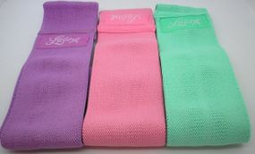 Тканевые фитнес резинки оригинал Luting Hip Resistance Bands комплект 3 шт