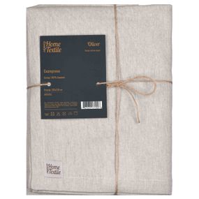 Скатертина Ardesto Oliver, 120х136см, 100% бавовна, світло-сірий (ART07OL)