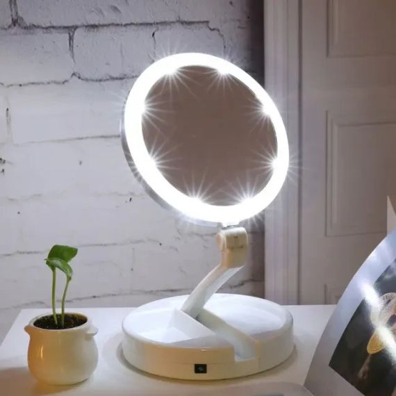 Дзеркало для макіяжу з LED підсвічуванням My Foldaway Mirror | Зображення 7