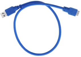 Кабель Usb 3.0 AM to Micro-B 0.8m для жорстких дисків