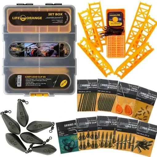 Набір рибальський Orange Lead Clip 85g