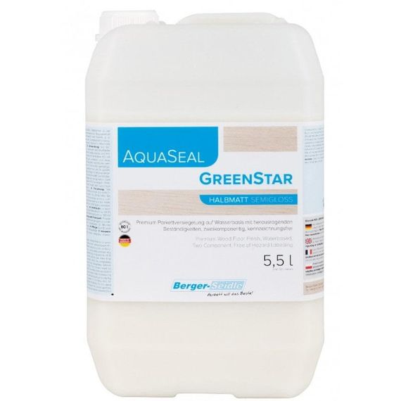 AquaSeal GreenStar-2K Berger полиуретановый лак на водной основе