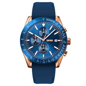 Годинник S2kmei 9253PRGBU Rose Gold-Blue Sil