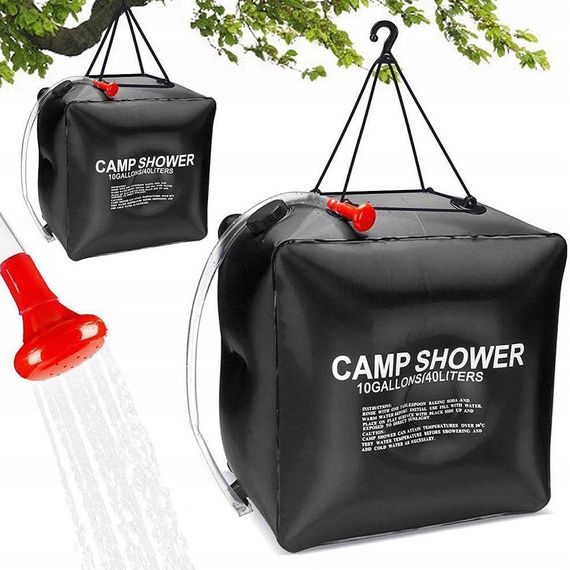 Переносний туристичний душ на 40л, Camp Shower / Похідний душ для дачі та кемпінгу / Літній кемпінговий душ