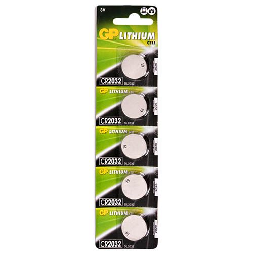 Батарейка GP дискова Lithium Button Cell 3.0V  CR2032-2CPU5