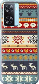 Чехол на Oppo A57s Рождественский орнамент "3303u-2931-17620"