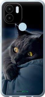 Чохол на Xiaomi Redmi A1 Plus Димчастий кіт "825u-2942-2448"