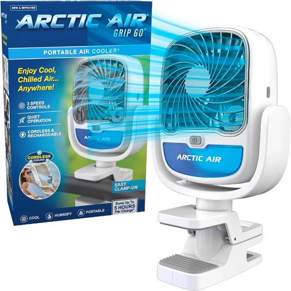 Акумуляторний вентилятор Arctic Cool Clamp з прищіпкою та USB-зарядкою