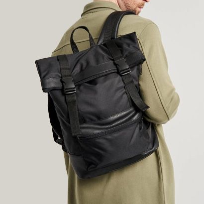 Рюкзак RollTop для ноутбука мужской и женский городской для LI-137 путешествий Роллтоп | Зображення 6