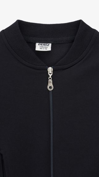 Кофта однотонна для хлопчика Dinomin 10132 98 см Темно-синій shop (2000999494239) | Зображення 1