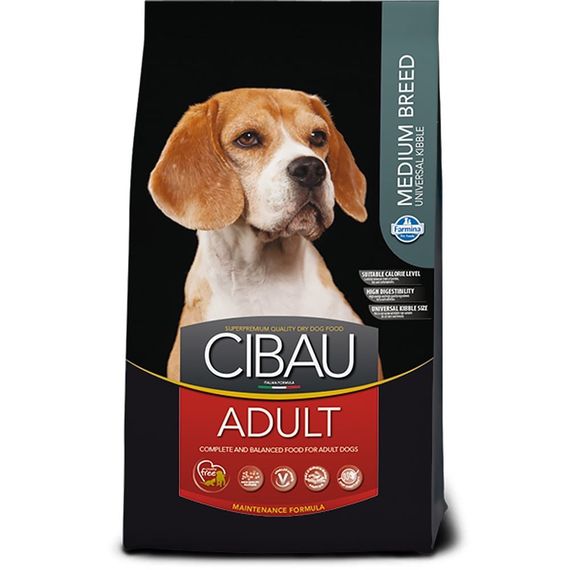 Сухой корм с курицей для собак средних пород Farmina Cibau Adult Medium, 12 кг