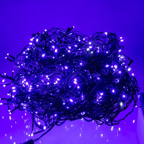 Вулична гірлянда Бахрома 50 м 840 LED чорний провід Синій 50MBBL | Зображення 1