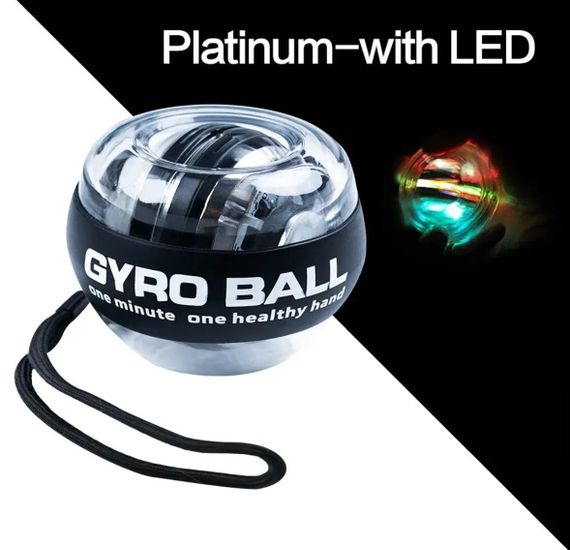 Гіроскопічний м'яч для рук - GYRO BALL (LED) For You | Зображення 3