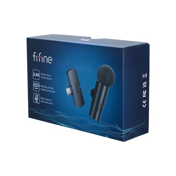 Мікрофон Fifine M6 Wireless Black (M6) | Зображення 3