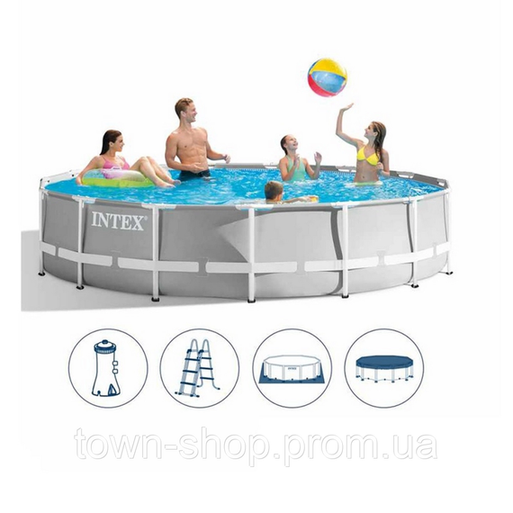 Каркасный бассейн Intex 26720 (427-107см), 12706 л | Зображення 1