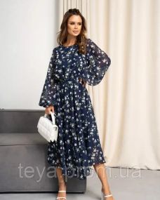 Плаття для жінок колір синій розміри S, M, XL, L FI_008374