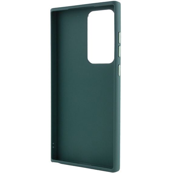 TPU чехол Bonbon Metal Style для Samsung Galaxy S24 Ultra Зеленый / Pine green | Зображення 2