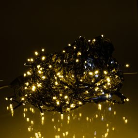 Новорічна гірлянда вулична Бахрома 36 м 600 LED чорний провід Жовтий 36МBY