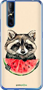 Чохол на Vivo V15 pro Єнотик з кавуном "4605u-1763-2448"