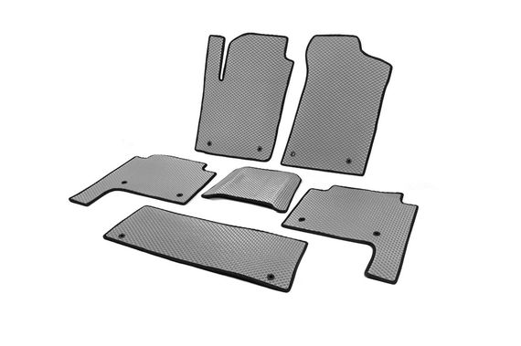Коврики EVA 3 ряда (Серые) для Nissan Patrol Y62 2010-2024 гг | Зображення 1