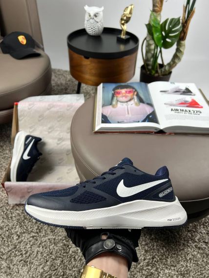 Чоловічі кросівки Air Zoom Structure 7X Navy White , В'єтнам | Зображення 4