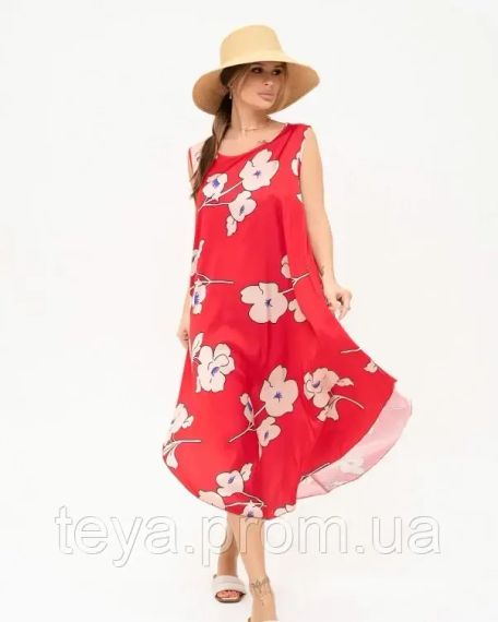 Платье для женщин цвет красный размер XL FI_007684