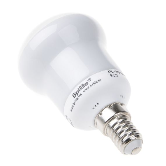 Лампа энергосберегающая рефлекторная R E14 PL-3U 9W/865 R50 Br 220V | Зображення 2