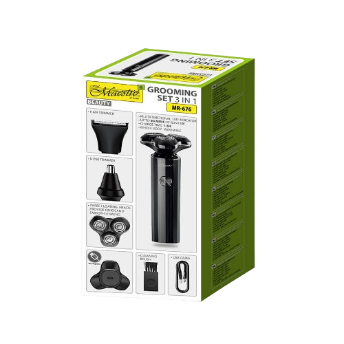 MR-676 Набір для підстригання волосся 3 в 1 Maestro | Зображення 3
