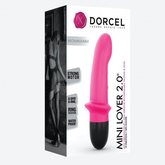 Вібратор Dorcel Mini Lover Magenta 2.0 перезаряджуваний, для точки G і масажу простати | Зображення 3