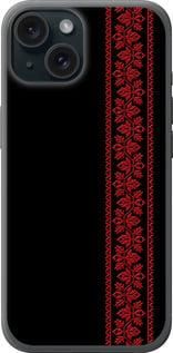 Чохол на iPhone 15 Вишиванка 53 із силікону FCh_010527