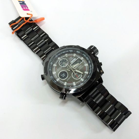 Стильні статусні наручні годинники стрілочні SKMEI, Наручні чоловічі годинники стильні ділові PJ-95 | Зображення 1