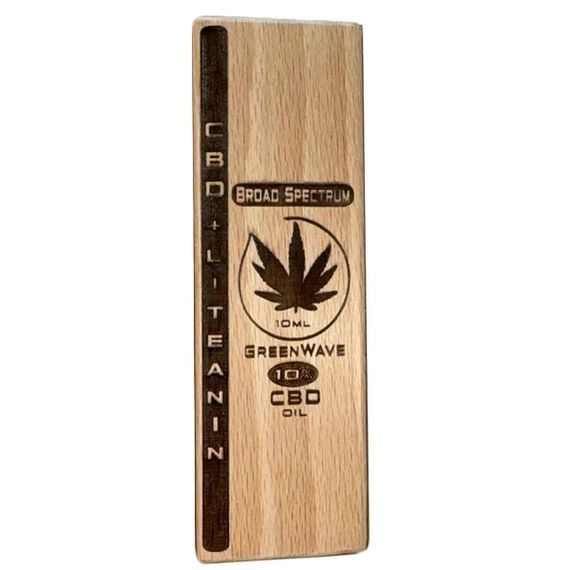 Комплекс для профилактики нервной системы Greenwave CBD + L-Teanin  10% 10 ml | Зображення 1