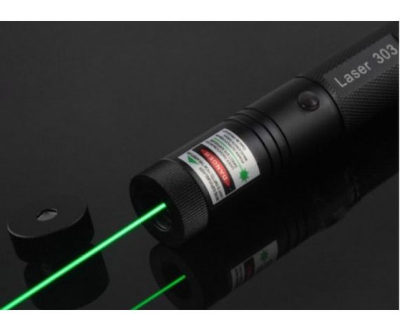 Лазерна указка зелений лазер Laser 303 green з насадкою | Зображення 7