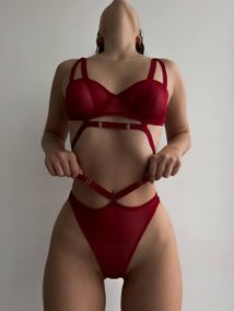 Женский комплект нижнего белья 2273/2 Бордовый М