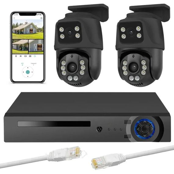 Система відеоспостереження на 2 камери з датчиками руху, Full HD 1080P, XPRO, Dvr kit 4 ch (234573899_5310) | Зображення 9
