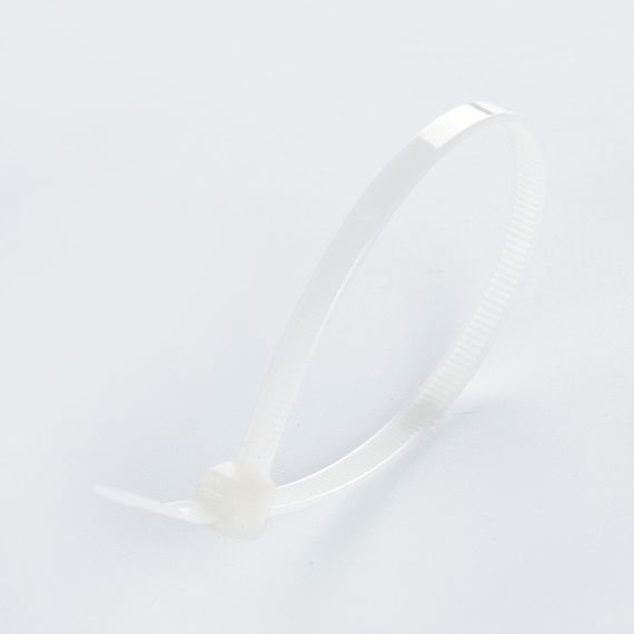 Кабельна стяжка багаторазова 5*200 мм біла (пач 100 шт.) APRO STM-W52001