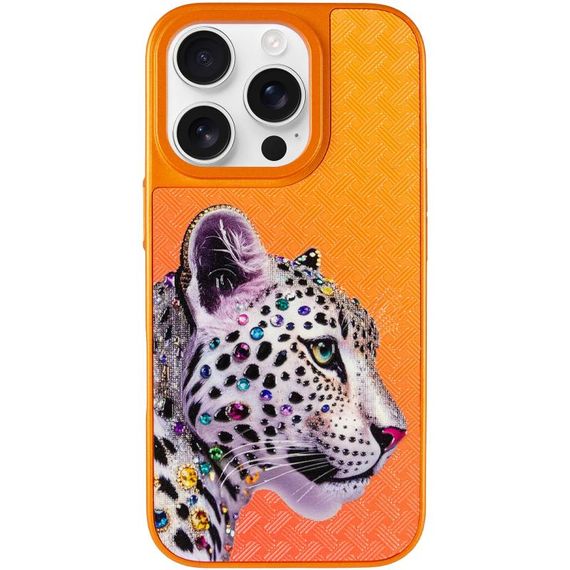 Чохол TPU+PC Crystal Hunt with Magnetic Fit для Apple iPhone 16 Pro (6.3") Orange | Зображення 1