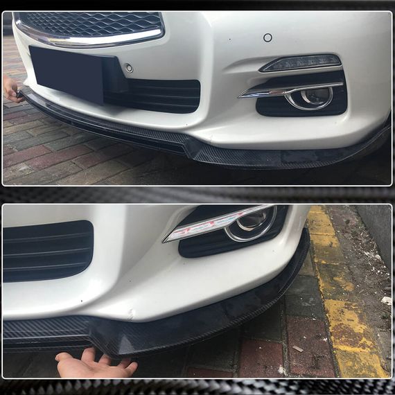 Передний Бампер Лип V2 для Q50 Base 2014-2017 Карбон для Infiniti Q50/Q60 | Зображення 1