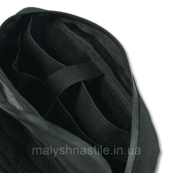 Сумка-напашник XL з балістичним пакетом 1 клас захисту Kiborg GU Сordura Black | Зображення 6